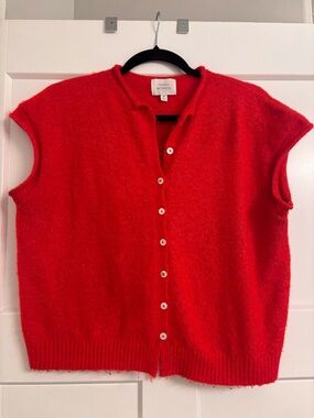 Bohme Red Cardigan - Size Medium
